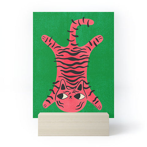 Carrie Cantwell Silly Cat Rug Mini Art Print