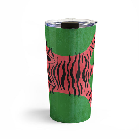 Carrie Cantwell Silly Cat Rug Travel Mug