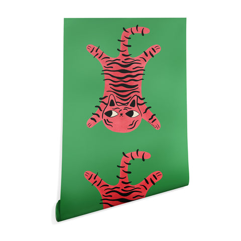 Carrie Cantwell Silly Cat Rug Wallpaper