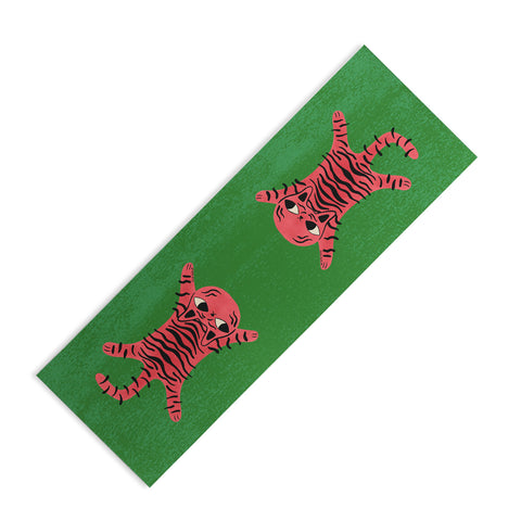 Carrie Cantwell Silly Cat Rug Yoga Mat