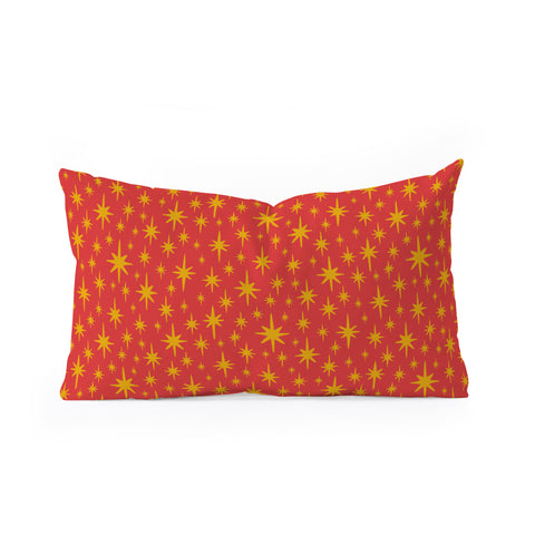 Carrie Cantwell Sparkling Stars Oblong Throw Pillow