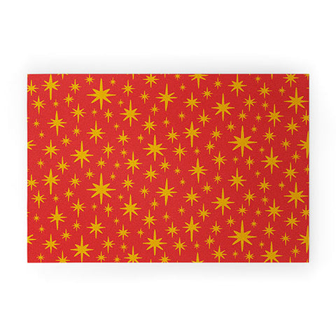 Carrie Cantwell Sparkling Stars Welcome Mat