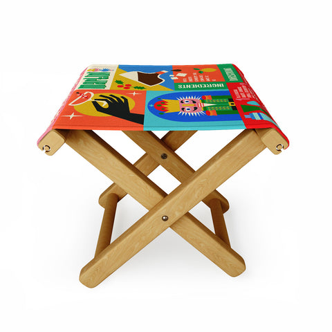 Carrie Cantwell Sugar Plum Fairy Martini Folding Stool