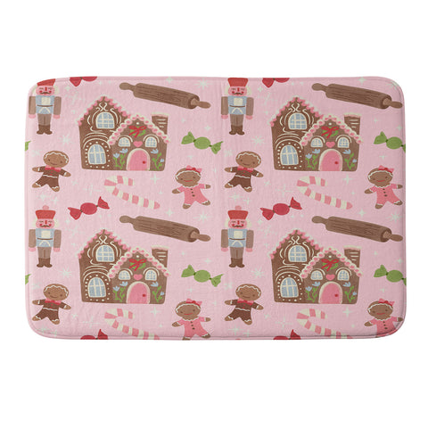 Carrie Cantwell Sweet Christmas Holidays Memory Foam Bath Mat