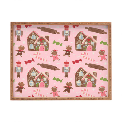 Carrie Cantwell Sweet Christmas Holidays Rectangular Tray