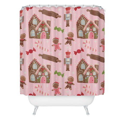 Carrie Cantwell Sweet Christmas Holidays Shower Curtain