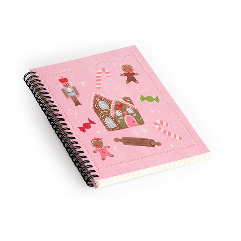 Carrie Cantwell Sweet Christmas Holidays Spiral Notebook