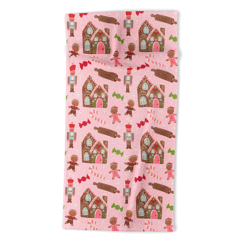 Carrie Cantwell Sweet Christmas Holidays Beach Towel