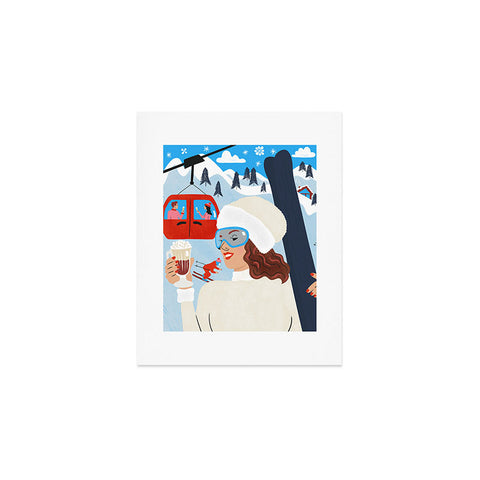 carriecantwell Apres Ski Art Print