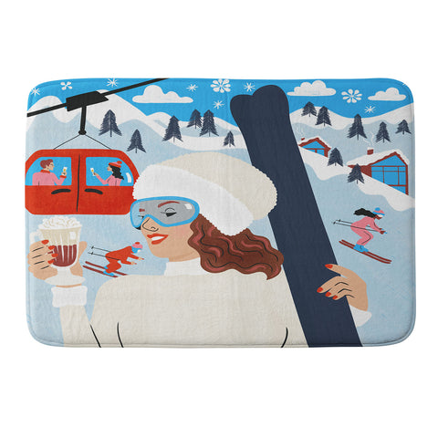 carriecantwell Apres Ski Memory Foam Bath Mat