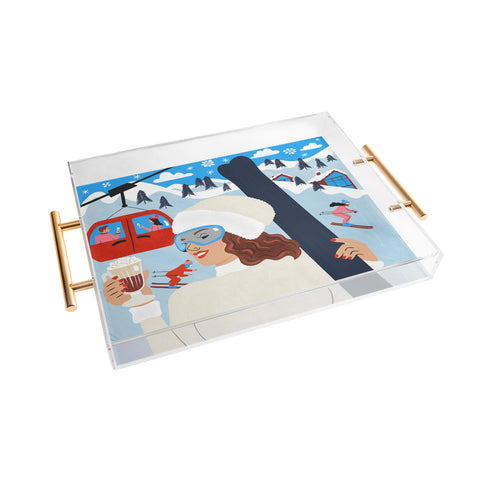 carriecantwell Apres Ski Acrylic Tray