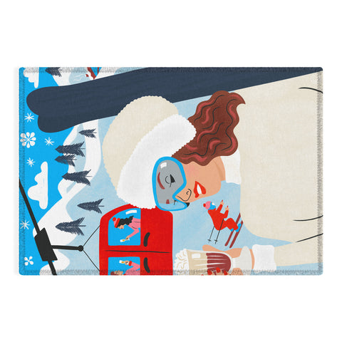 carriecantwell Apres Ski Outdoor Rug