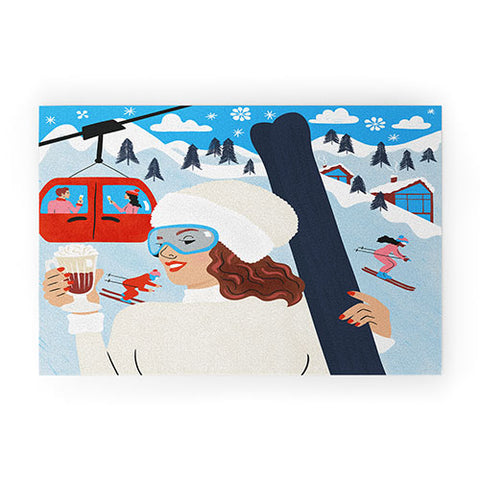 carriecantwell Apres Ski Welcome Mat