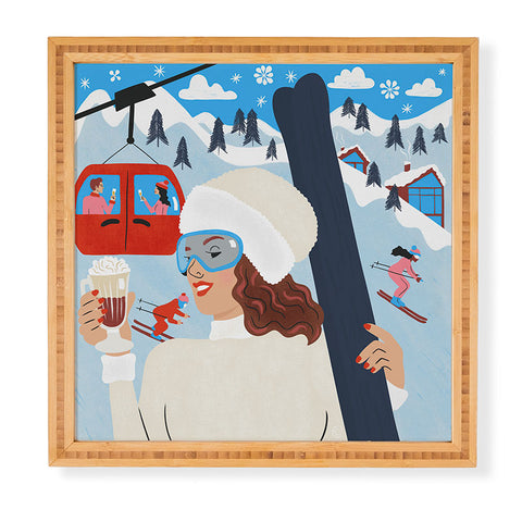 carriecantwell Apres Ski Framed Wall Art