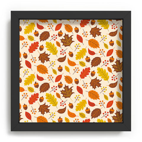 carriecantwell Autumn Leaves I Recessed Framing Square