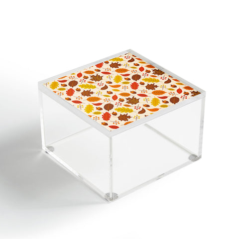 carriecantwell Autumn Leaves I Acrylic Box