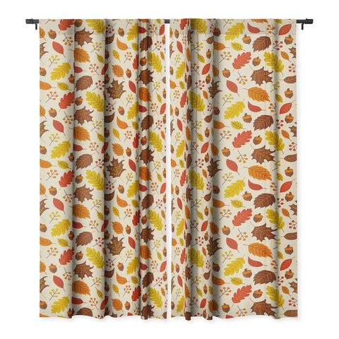 carriecantwell Autumn Leaves I Blackout Non Repeat