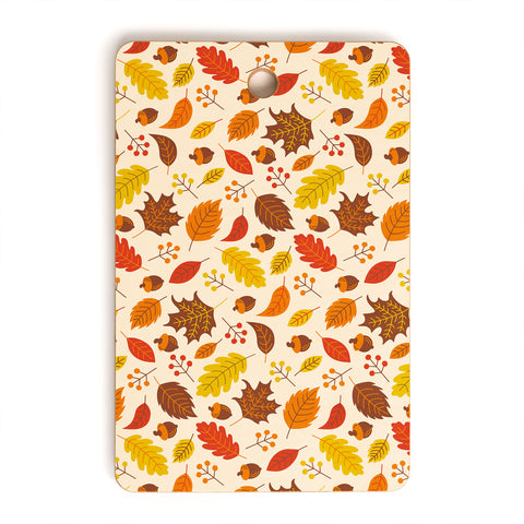 carriecantwell Autumn Leaves I Cutting Board Rectangle
