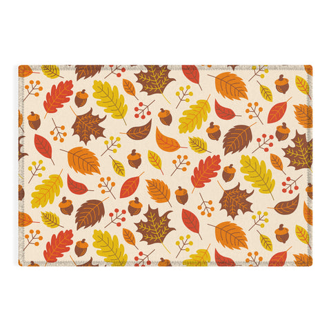 carriecantwell Autumn Leaves I Outdoor Rug