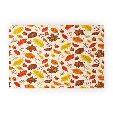 carriecantwell Autumn Leaves I Welcome Mat