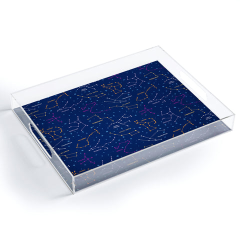 carriecantwell Constellations I Acrylic Tray