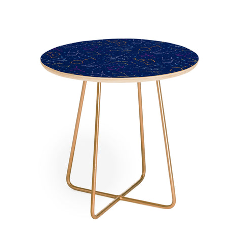 carriecantwell Constellations I Round Side Table