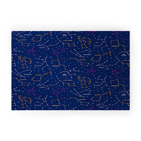 carriecantwell Constellations I Welcome Mat