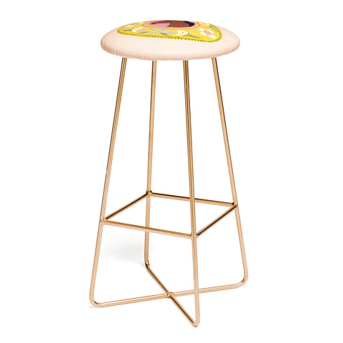 carriecantwell Cowgirl Belt Buckle Bar Stool