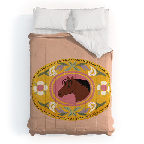 carriecantwell Cowgirl Belt Buckle Comforter