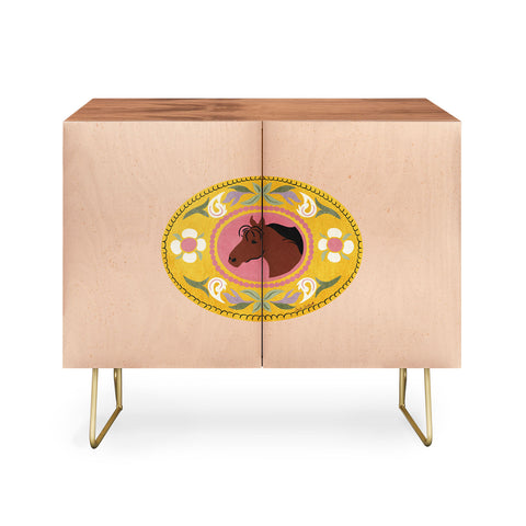 carriecantwell Cowgirl Belt Buckle Credenza