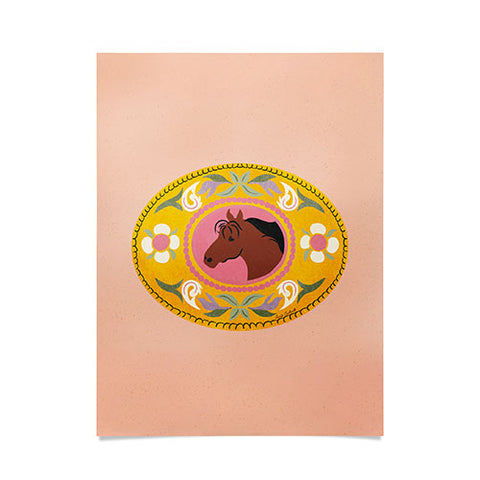 carriecantwell Cowgirl Belt Buckle Poster