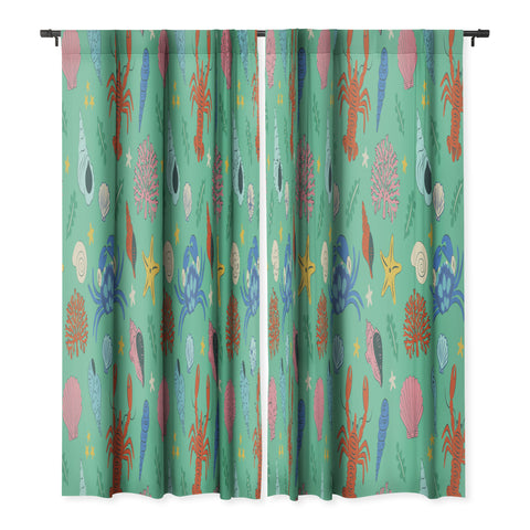 carriecantwell Crustaceans Seashells Blackout Non Repeat