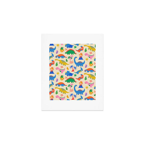 carriecantwell Dinomite Dinosaurs Art Print