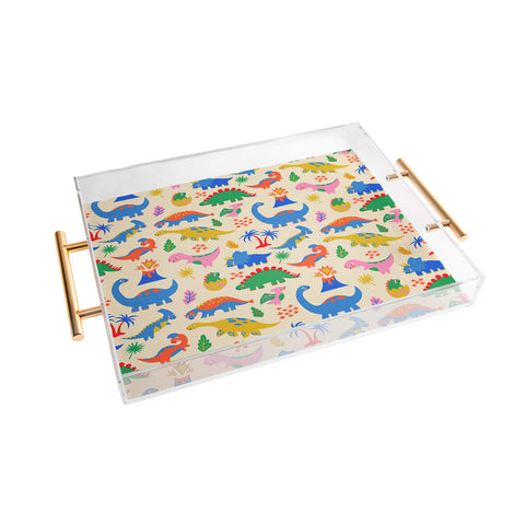 carriecantwell Dinomite Dinosaurs Acrylic Tray