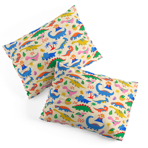 carriecantwell Dinomite Dinosaurs Pillow Shams