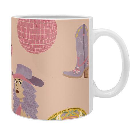 carriecantwell Disco Cowgirl Coffee Mug