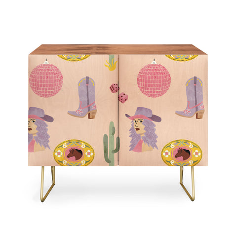carriecantwell Disco Cowgirl Credenza