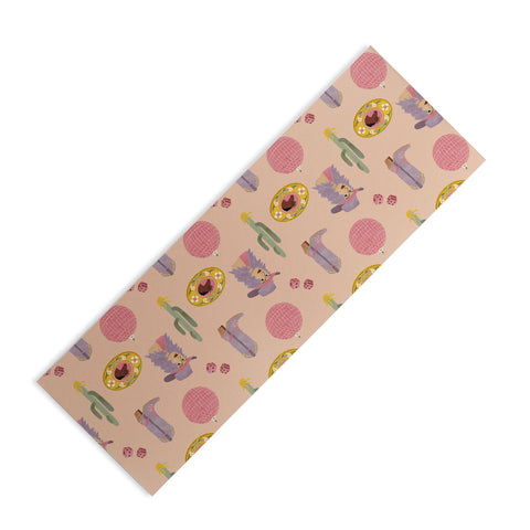 carriecantwell Disco Cowgirl Yoga Mat