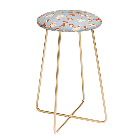 carriecantwell Dog Days Counter Stool