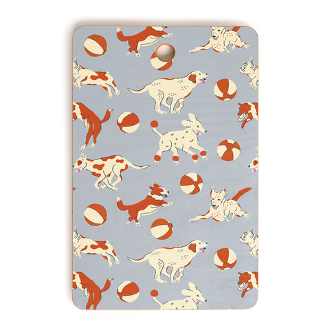 carriecantwell Dog Days Cutting Board Rectangle