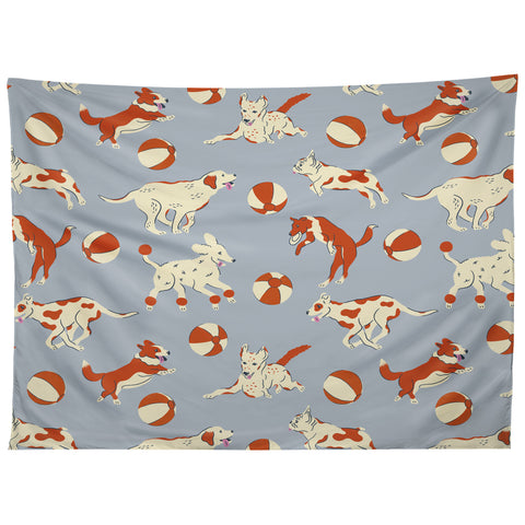 carriecantwell Dog Days Tapestry