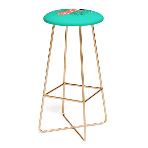 carriecantwell Festive Feline Bar Stool