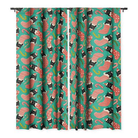 carriecantwell Festive Felines Blackout Non Repeat