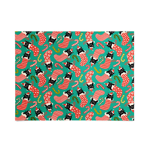 carriecantwell Festive Felines Poster