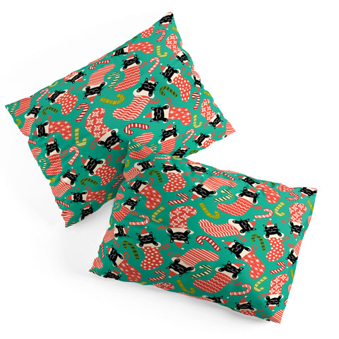 carriecantwell Festive Felines Pillow Shams