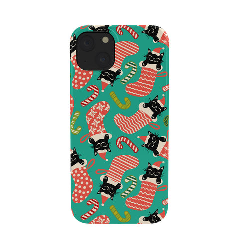 carriecantwell Festive Felines Phone Case