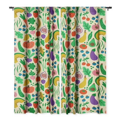 carriecantwell Fruits Veggies Blackout Non Repeat