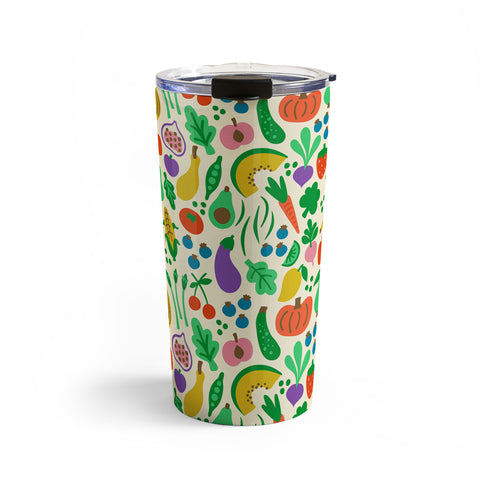 carriecantwell Fruits Veggies Travel Mug