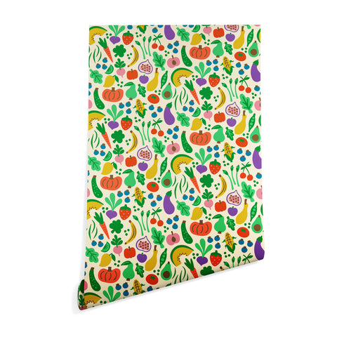 carriecantwell Fruits Veggies Wallpaper