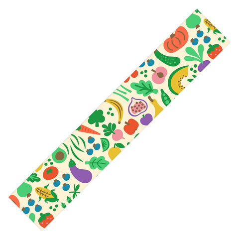 carriecantwell Fruits Veggies Table Runner